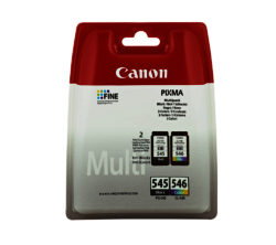 CANON PG-545/CL-546 Tri-colour & Black Ink Cartridges - Twin Pack